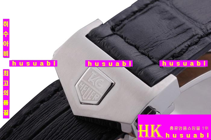�±�ȣ�̾� ���ڽð� Tag Heuer Carrera Automatic MOVEMENT Black Leather Bracelet 48 x 42mm Men tag135